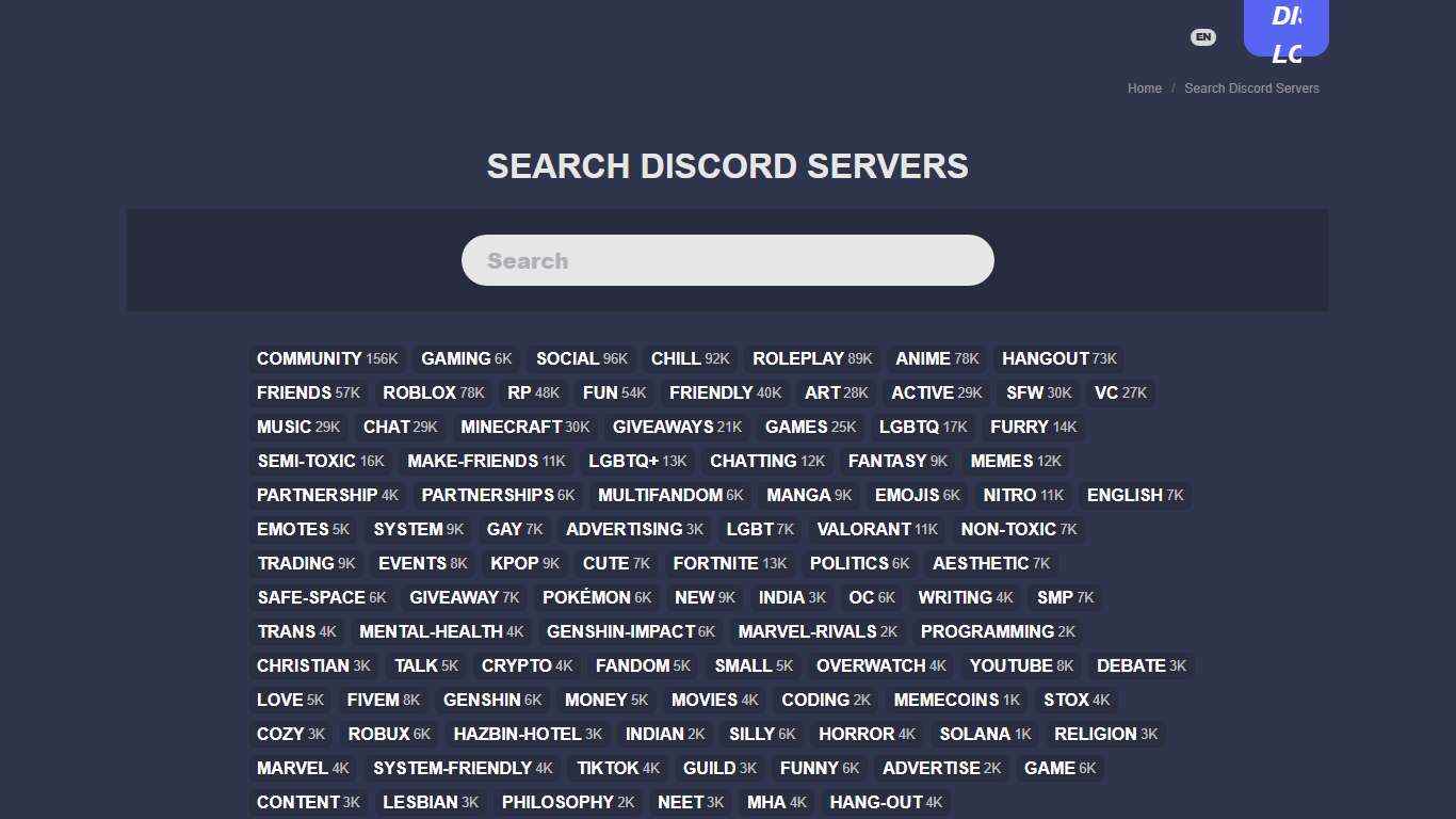Search Discord Servers DISBOARD: Discord Server List
